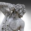 A composite stone garden figure of Bacchus 140 x 54 x 38 cm. (55.1 x 21.2 x 14.9 in.). A Image - 5