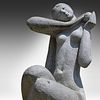 Paul Baeke (1927-2010), 'Eve', a large Serizzo marble statue 250 x 140 x 136 cm. (98.4 x 55.1 x Image - 9