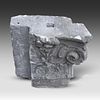 A fragment of an 18thC sandstone Corinthian capital 59 x 57 x 31 cm. (23.2 x 22.4 x 12.2 in.). A Image - 5