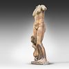 A terracotta patinated composite stone figure of the Aphrodite Anadyomene 156 x 68 x 42 cm. Image - 3