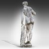 A composite stone garden figure of Venus with the apple, after Bertel Thorvaldsen 163 x 51 x 43 Image - 3