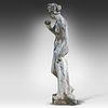 A composite stone garden figure of Venus with the apple, after Bertel Thorvaldsen 163 x 51 x 43 Image - 4