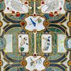A large Italian pietra dura table, decorated with various birds, on a wrought iron base 75 x Image - 6