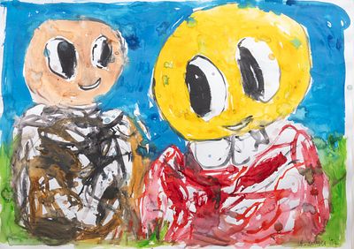 Andre Butzer (1973), untitled, 2004, watercolour on paper 73 x 101 cm. (28.73 x 39.75 in.) 