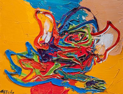 Karel Appel (1921-2006), Untitled, ca. 1975, oil on canvas 50.5 x 65.5 cm. (19.87 x 25.78 in.) 