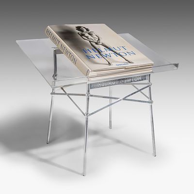 A Helmut Newton 'Sumo' book on stand, Taschen, 1999, signed and numbered. A Helmut Newton 