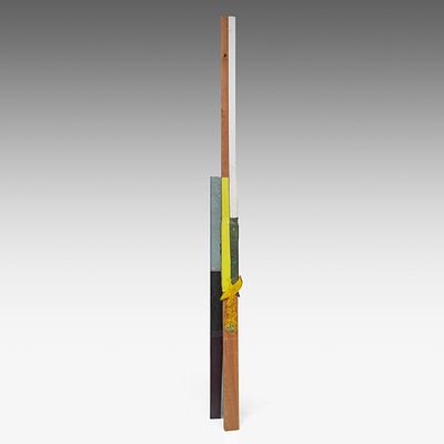 Jessica Stockholder (1959), installation No 150, 1991, mixed media (+) 242 cm. (95.28 in.). Jess 