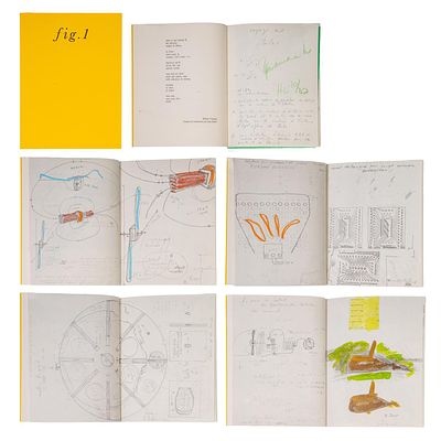 Panamarenko (1940-2019), 'Fig. 1' (1989), Limited edition book, Hors Commerce, No 20/20. Panamar 