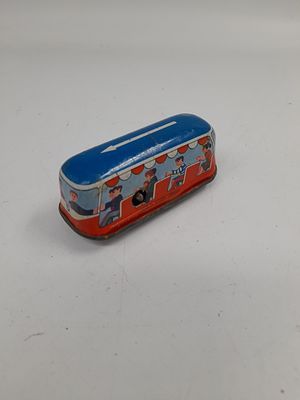 Western Germany tin plate clockwork tram