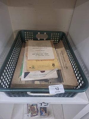 Local cricket &amp; rugby ephemera