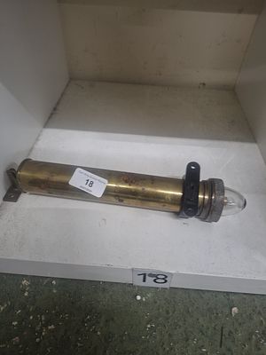 Brass boat emergency light with tilt switch