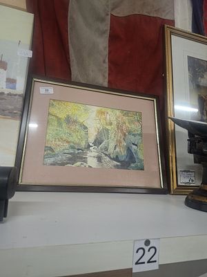 Water colour the fairy Glen WR Petty