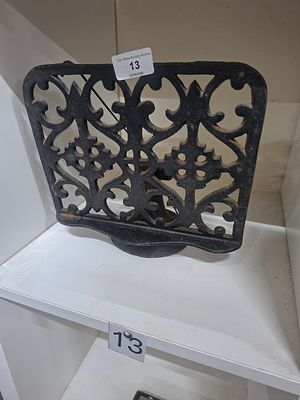 cast iron book stand