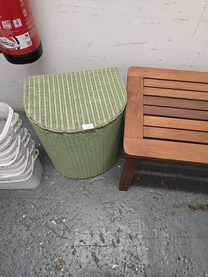 lloyd loom lined basket