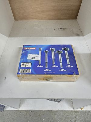 new 5 pce wood drill set