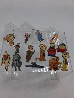Mixed Badges inc. Batman, Top Cat, Bagpuss, Southpark etc.