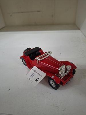 Vintage Matchbox Jaguar SS100 Sports Car Model 1977