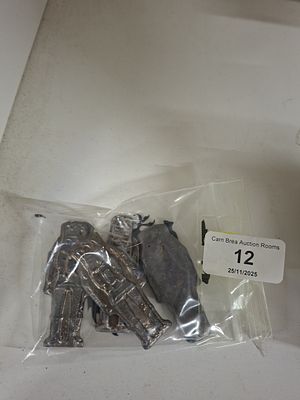 hand cast pewter knights