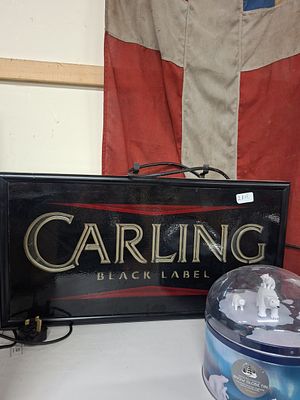 light up carling black larger sign nice and sturdy GWO