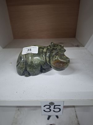 Shona zimbabwe serpentine hippo