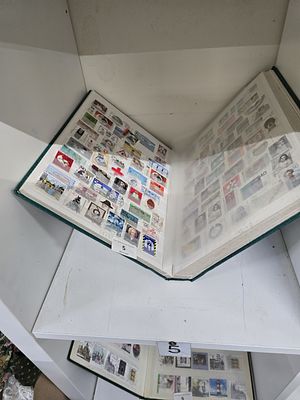 Big album of stamps