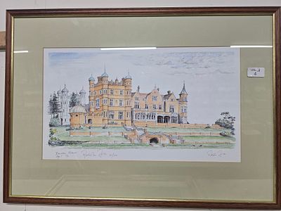 Malcolm Jose, Bawdsey Manor, Limited Edition Print 22/100, 1990