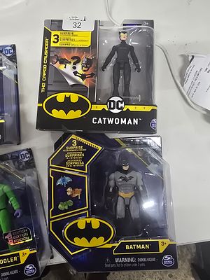 Three DC The Caped Crusader Series Action Figures by Spin Master