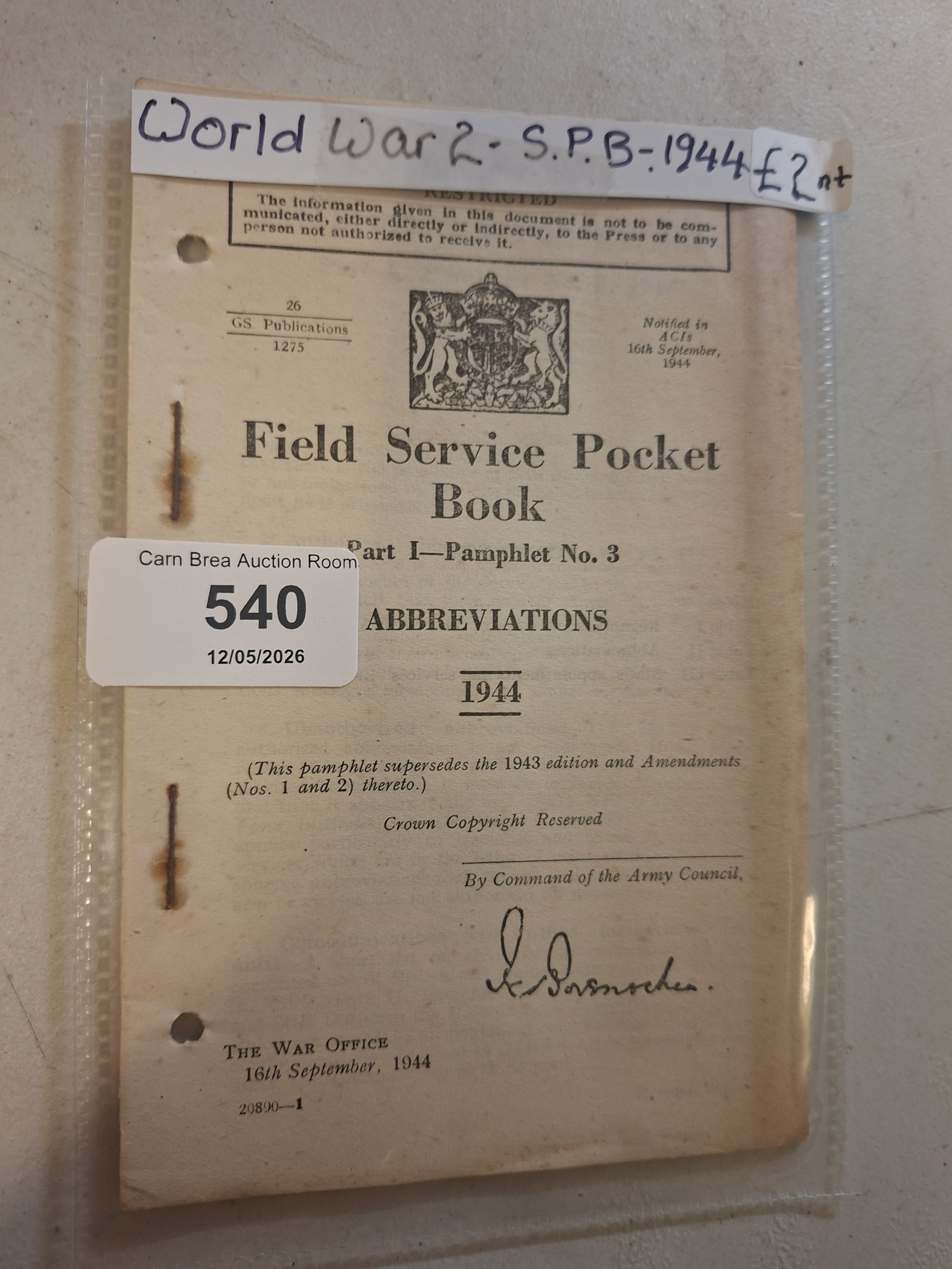 Lot 540