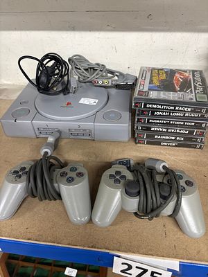 A Sony PlayStation Video Game Console Bundle GWO