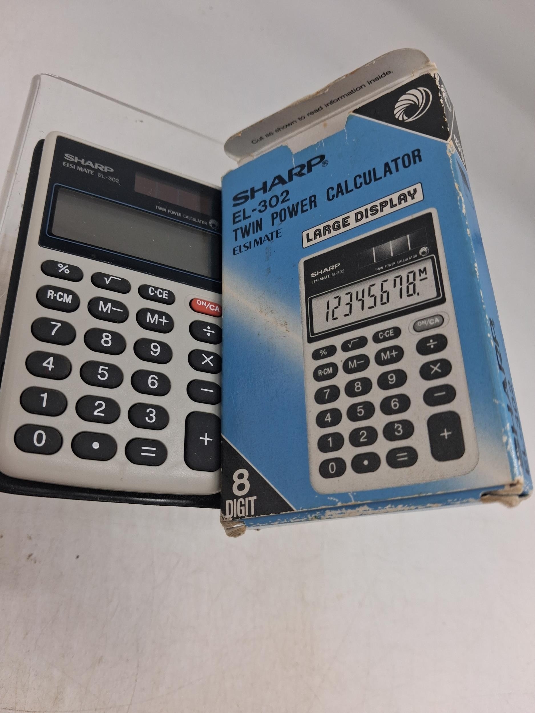 Sharp EL-302 Twin Power Calculator