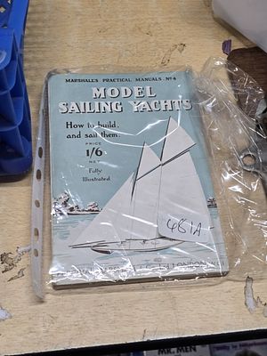 A Vintage Model Sailing Yachts Practical Manual, Percival Marshall, Circa 1950