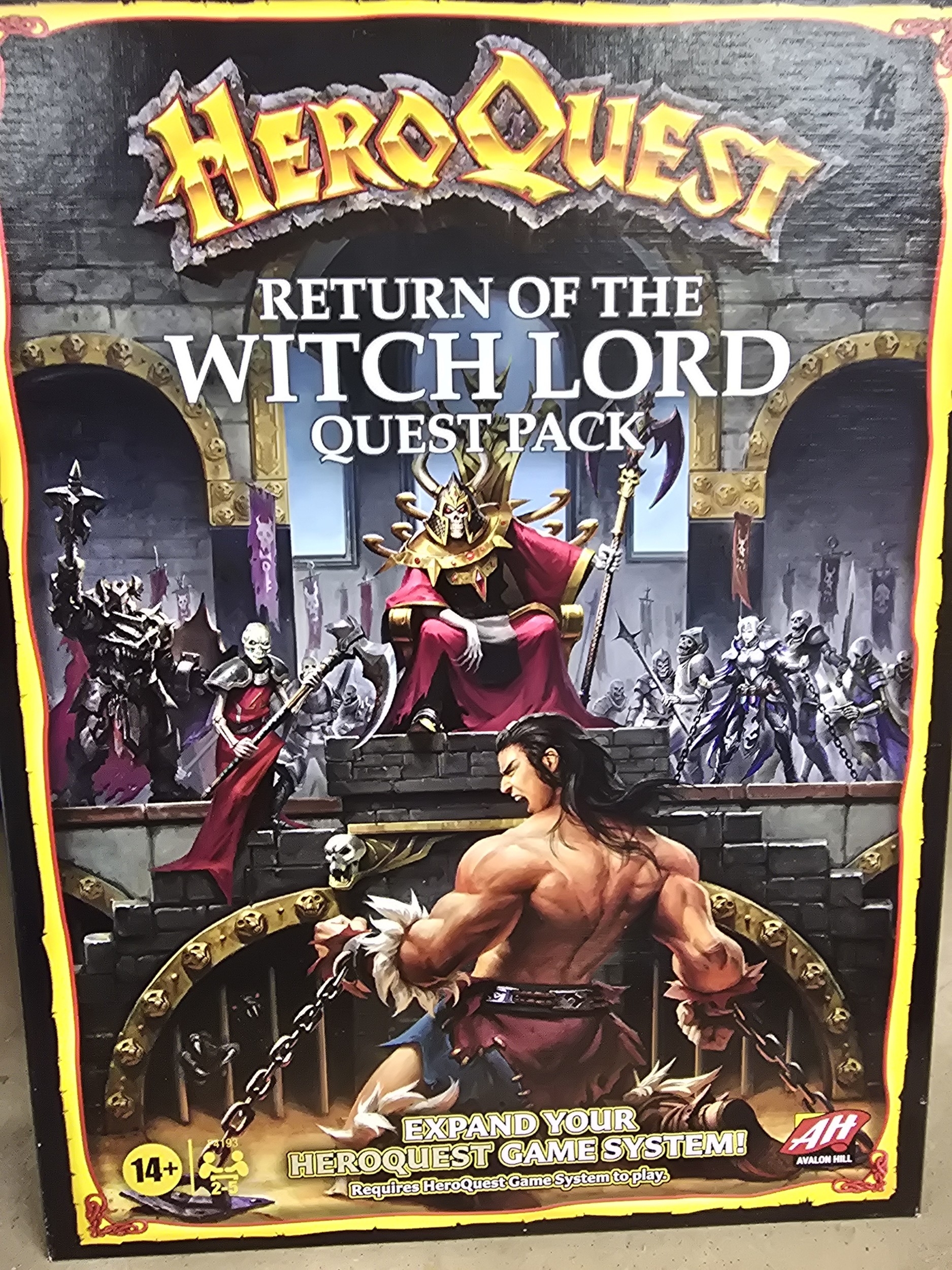 An Avalon Hill HeroQuest Return Of The Witch Lord Quest Pack