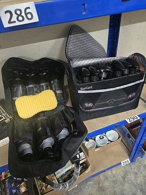 Two Mercedes-Benz StarGard Automotive Care And Detailing Kits