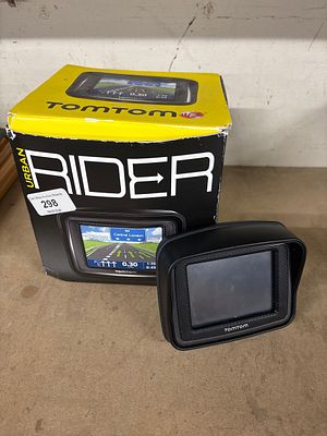 A TomTom Urban Rider Motorcycle GPS Navigation System
