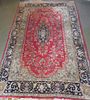 Handmade Persian Carpet Kirman Lawar , 
100% Handmade and wool , each knots tie with hand . Image - 1