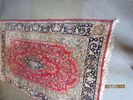 Handmade Persian Carpet Kirman Lawar , 
100% Handmade and wool , each knots tie with hand . Image - 5