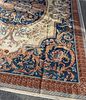 A handwoven Carpet Aubisson French. A handwoven carpet with Aubusson (French) design , a very Image - 2