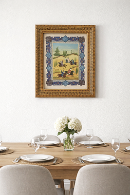 Isfahan Marquetry Art is one of iran's most delicate and beautiful traditional handicraft . and 