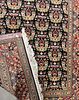 Handmade Persian Rug Ghoum Kork . A beautiful Handmade Persian rug Qom , entirely Handwoveven Image - 8