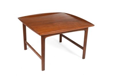 Dux Sweden Coffee Table. Height 21 inches, top 32 x 32 inches.