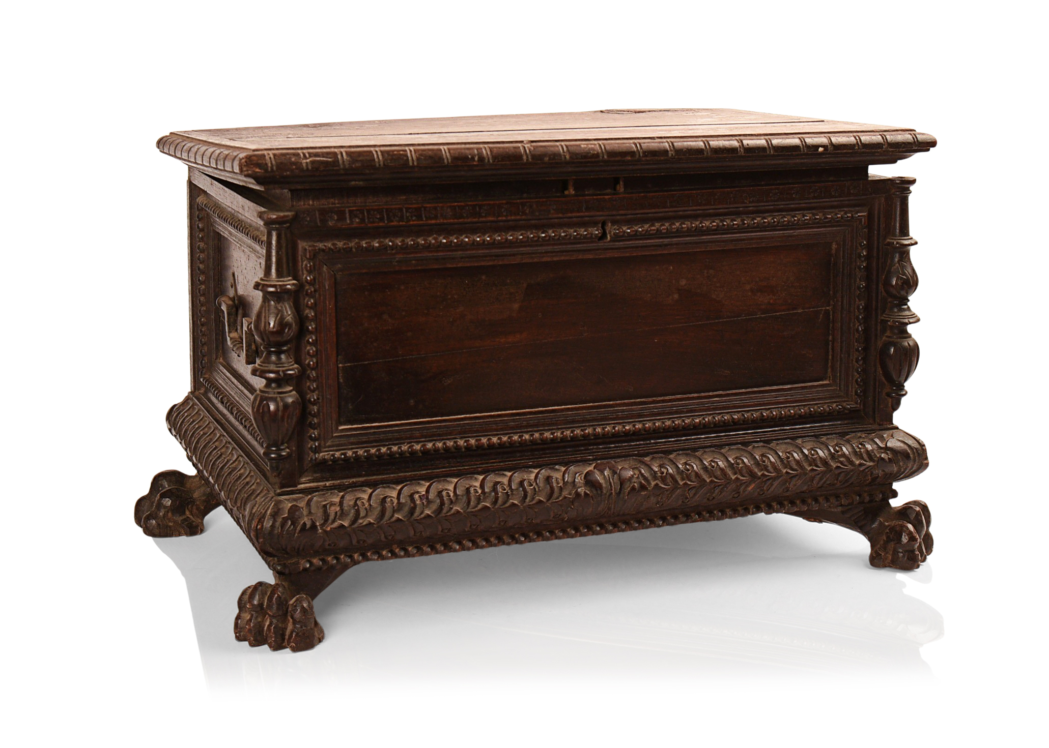 Lot 60 - 17TH CENTURY ITALIAN CASSONNETTE. | Casco Bay Auctions