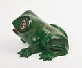Mexican Papier Mache Frog. Length 9 inches, some loss to paint.Image - 1