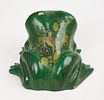 Mexican Papier Mache Frog. Length 9 inches, some loss to paint.Image - 2