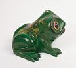 Mexican Papier Mache Frog. Length 9 inches, some loss to paint.Image - 3