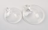 Two Steuben Glass Ash Trays. Diameters 7 and 7.5 inches. Excellent condition, in a Steuben box.Image - 2