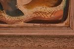George L. Constantine Painting. (Massachusetts/Greece 20th c.), Abstract Landscape with Image - 1