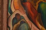George L. Constantine Painting. (Massachusetts/Greece 20th c.), Abstract Landscape with Image - 2