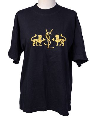 Yves Saint Laurent T-Shirt, Size L. Very good condition, lacking tag.