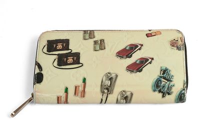 Louis Vuitton Monogram Vernis Nicolas Ghesquiere Wallet. 4 x 8 inches, limited edition. 