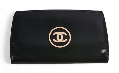Chanel Patent Leather Wallet. 4.5 x 7.5 inches, with certificate of authenticity.